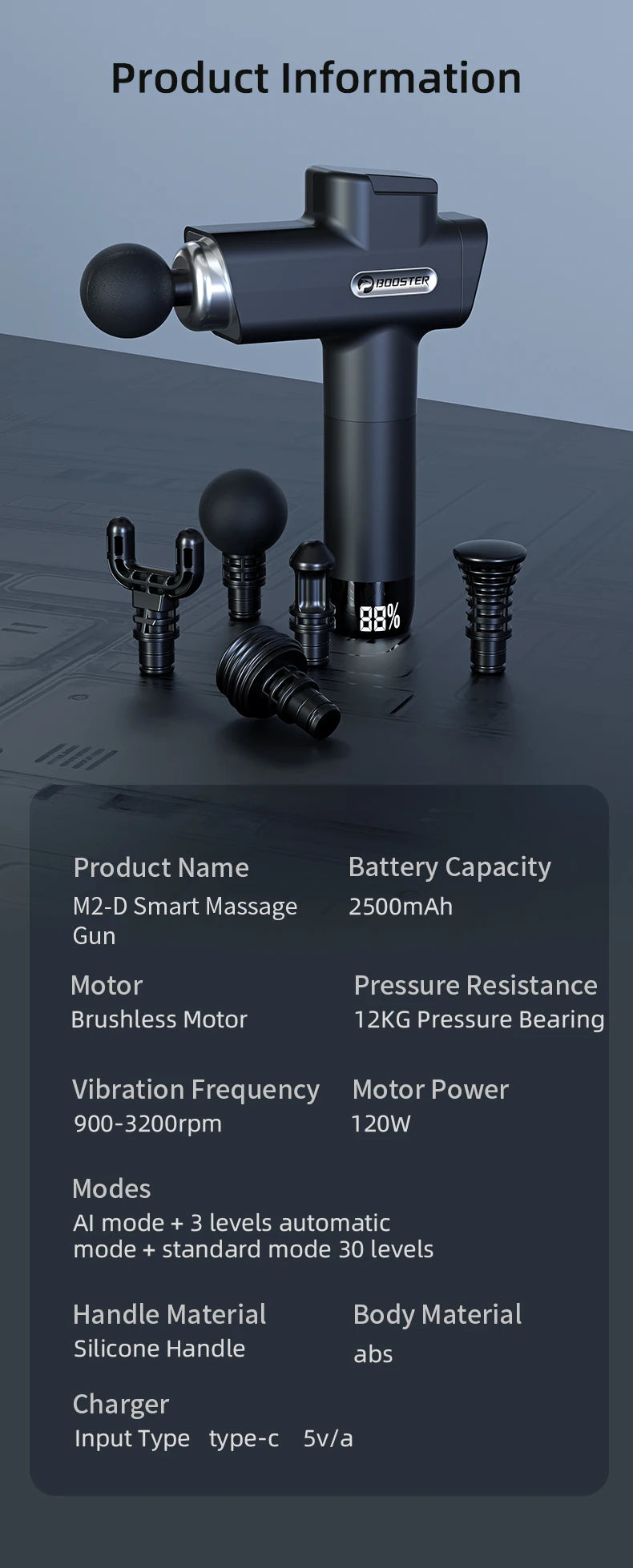 RelaxiPro BoostPro Massage Gun