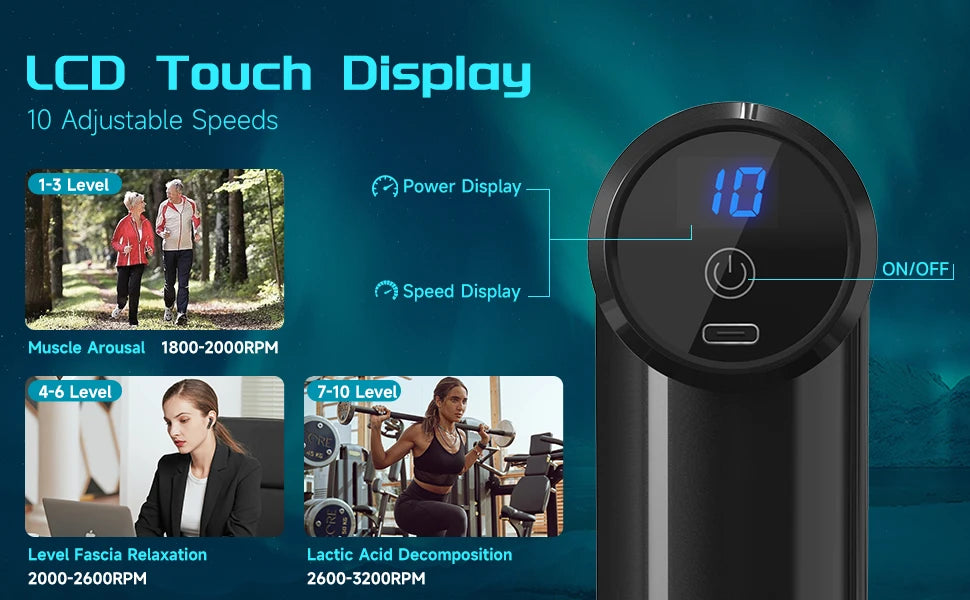 RelaxiPro Deep Tissue Massage Gun