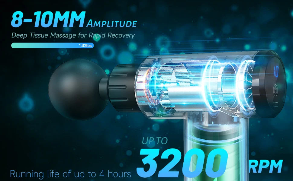 RelaxiPro Deep Tissue Massage Gun