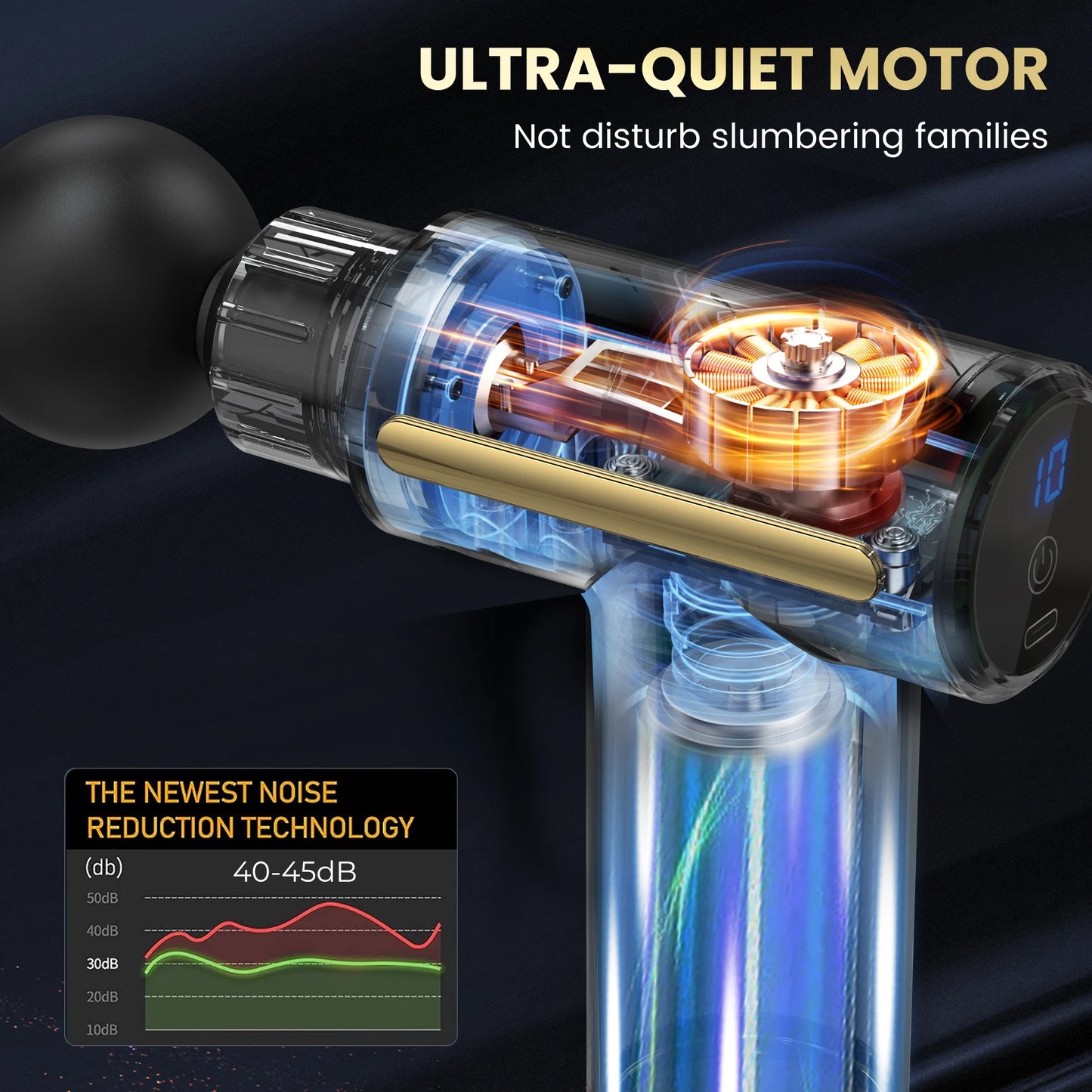 RelaxiPro Deep Tissue Massage Gun